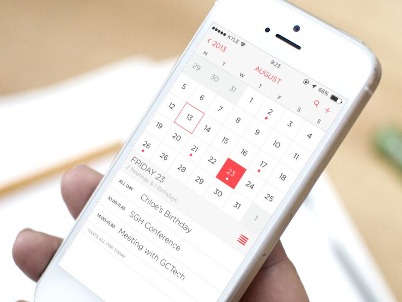 phone calendar